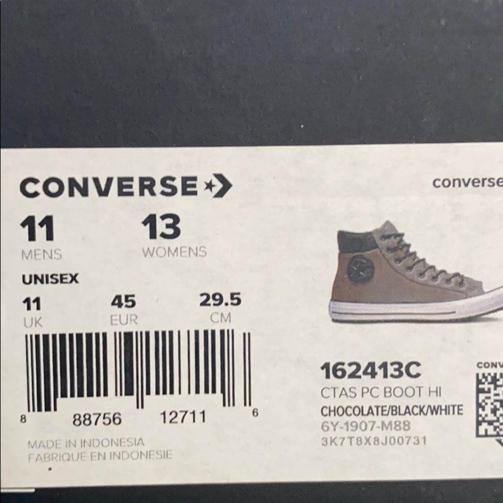 Converse Ctas PC Boot High Top Leather Brown Men’s - Picture 11 of 11